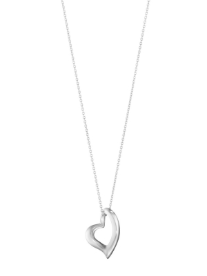 Silver Hearts Of Georg Jensen Pendant Necklace