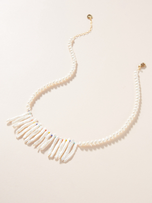 Annette Pearl Bib Necklace