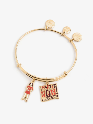 Willy Wonka Veruca 'i Want It Now!' Charm Bangle