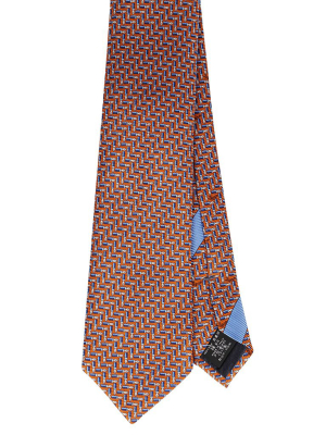 Ermenegildo Zegna Pen Patterned Tie