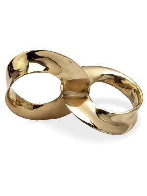 Interlude Home Mobius Shiny Bronze Rings