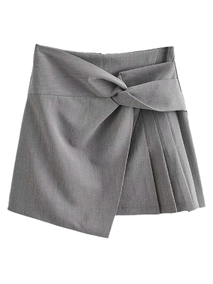 'eunice' Twist Mini Skirt