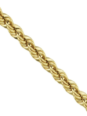 Solid 18k Gold Rope Chain