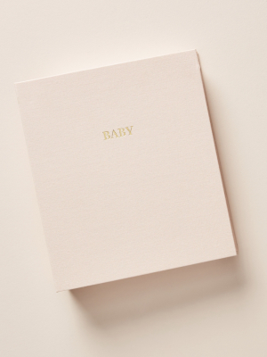 Sugar Paper Baby Book