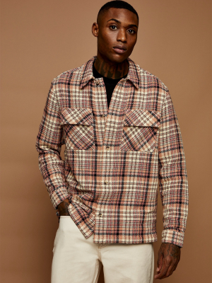 Pink Check Overshirt