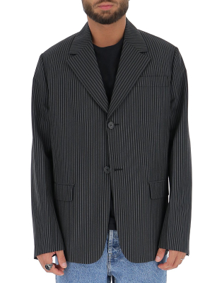 Prada Oversize Pinstriped Blazer