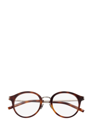 Saint Laurent Eyewear Round Frame Glasses