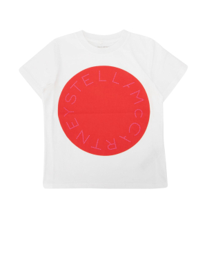 Stella Mccartney Kids Logo Print Crewneck T-shirt