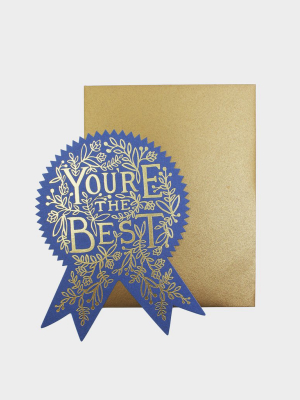 You're The Best Card