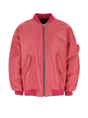 Prada Leather Bomber Jacket