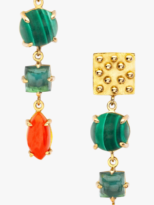 Square Drop Earrings