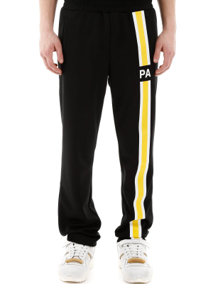 Palm Angels Logo Panel Jogger Pants