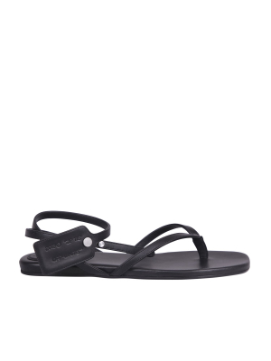 Off-white Strapped Thong Sandals