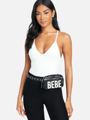 Bebe Logo Quilted Belt Bag