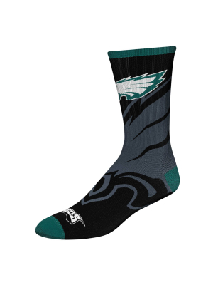 Nfl Philadelphia Eagles Tone Black Crew Socks