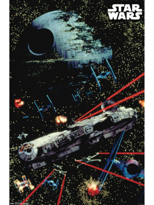 34" X 22" Star Wars: Saga Space Battle Unframed Wall Poster - Trends International