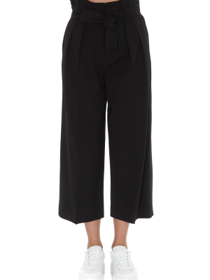 Redvalentino Belted Cropped Pants