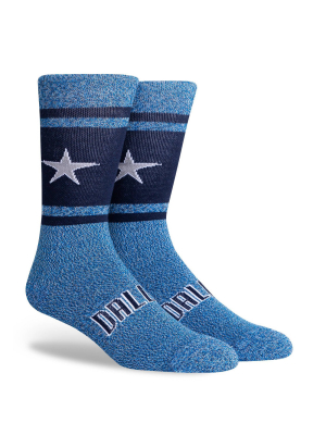 Nba Dallas Mavericks Varsity Crew Socks - L