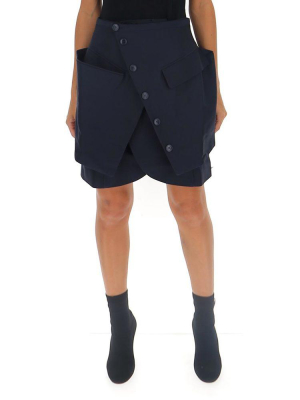 Jacquemus La Jupe Murano Asymmetric Skirt