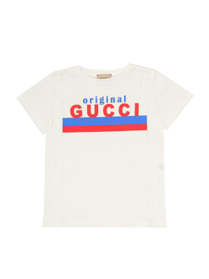 Gucci Kids Logo Print T-shirt