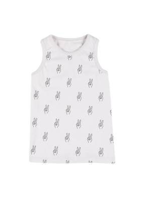 Tank Top Peace Aop Vapour Grey