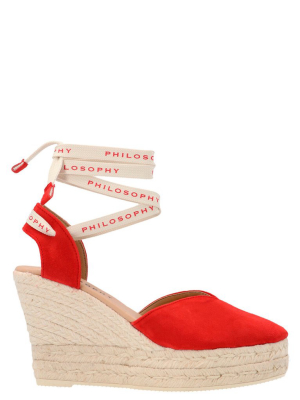 Philosophy Di Lorenzo Serafini Ankle Strap Wedge Espadrilles