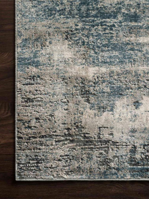 Cascade Rug In Ocean & Grey Design By Loloi