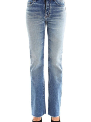 Saint Laurent Flared Denim Jeans