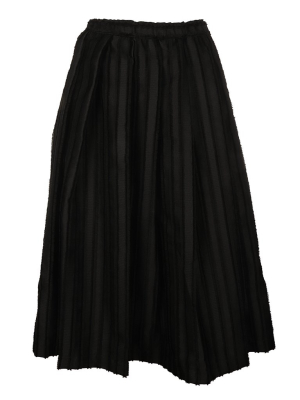 Comme Des Garçons Comme Des Garçons Pleated Mid-length Skirt