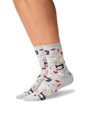 Women's Sewing Supplies Crew Socks