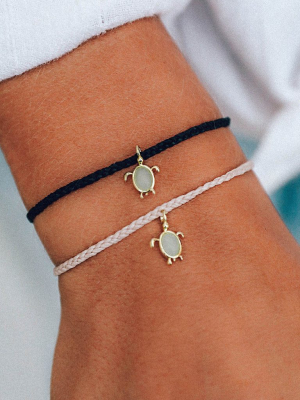 Gold Save The Sea Turtles Charm