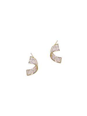 Sterling Twist Earring