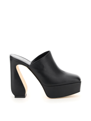 Sergio Rossi Platform Block-heel Mules