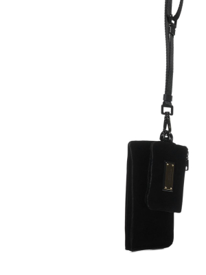 Dolce & Gabbana Logo Plaque Strap Pouch