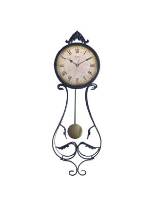 Miller Wrought Iron Pendulum Clock