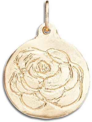 Rose Disk Charm