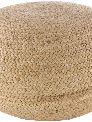 Zenobia Woven Pouf