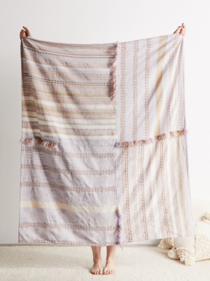 Mackenzie Patched Throw Blanket