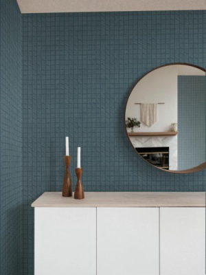 Kindling Wallpaper In Blue From The Norlander Collection By York Wallcoverings