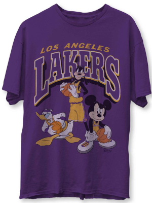 Lakers Team Mickey Squad Tee