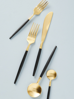 Gold-dipped Flatware