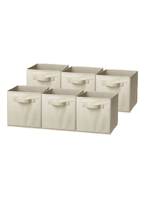 Sorbus Cube Storage Box Beige
