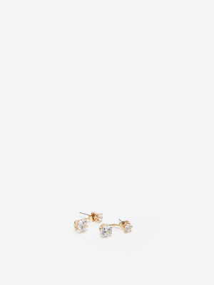 Cubic Zirconia Crawler Earrings