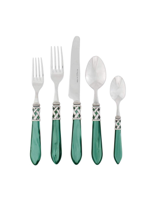 Vietri Aladdin Antique Green 5-piece Place Setting