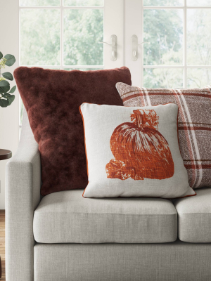 Oversized Square Plaid Throw Pillow - Threshold™