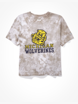 Tailgate Women's Michigan Wolverines Tie-dye T-shirt