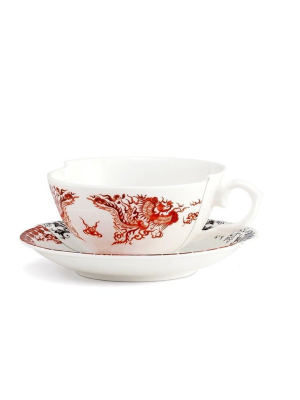 Hybrid Zora Porcelain Tea Cup W/ Saucer