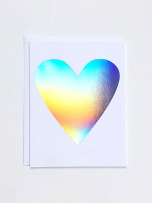 Hologram Heart Card