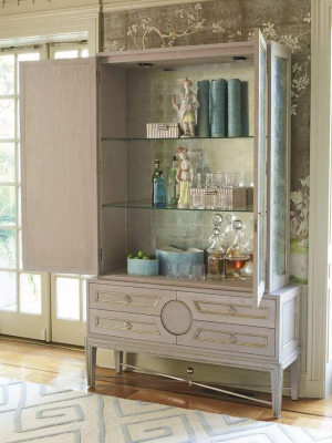 Global Views Collector's Cabinet Top Gray New Puck Light