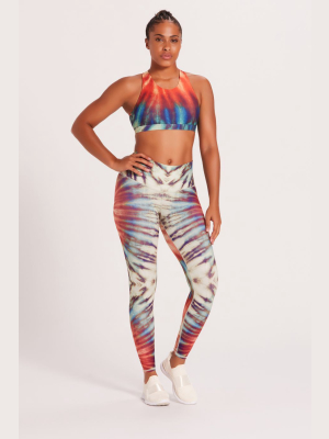 Tie Dye Festival Barefoot Legging